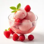Sherbet de framboises