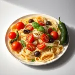 Légumes italiens avec pâtes