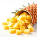 Morceaux d'ananas en conserve