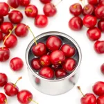 Cerises acidulées en conserve