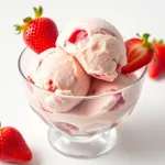 Glace à la fraise
