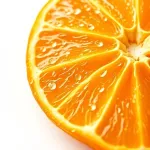 Segments d'orange mandarine