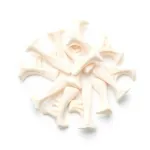 Arêtes de poisson blanc