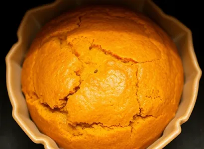 Pain de citrouille sans levure
