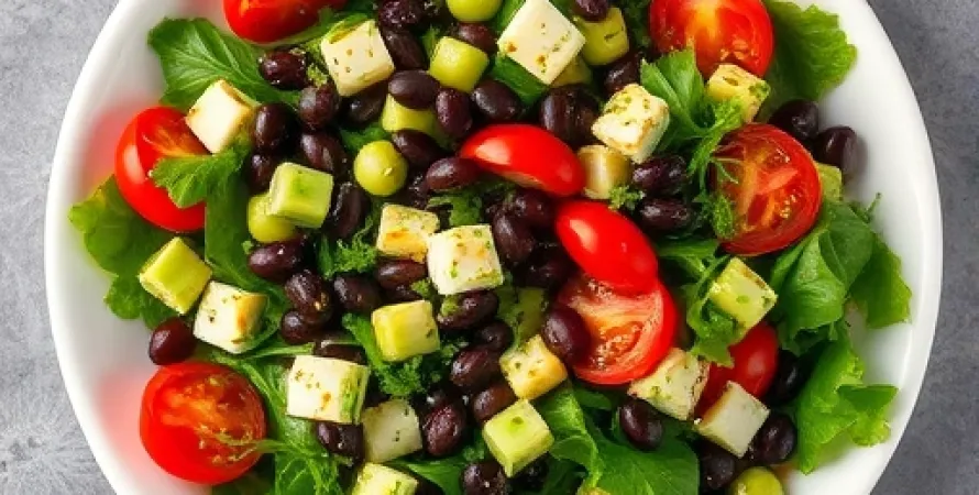 Salade de haricots orientale