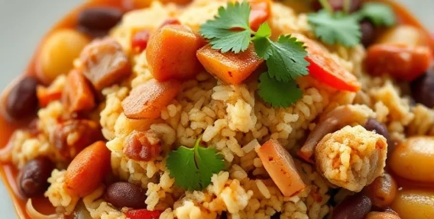 Riz Mamposteao Portoricain