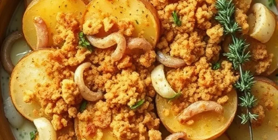 Pommes de terre croquantes au thym