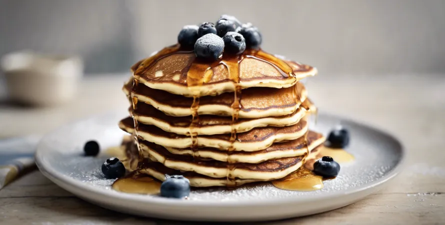Pancakes complets aux céréales et maïs