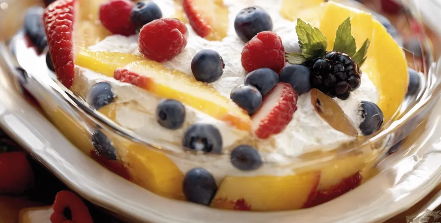 Parfait de fruits énergisants