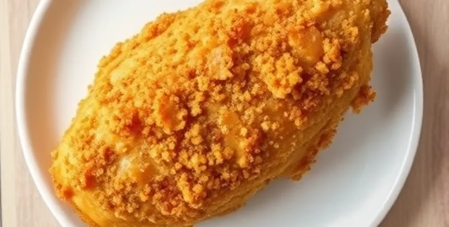 Poulet au parmesan et moutarde de Dijon