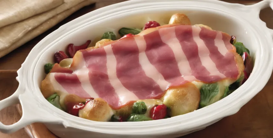 Poivrons cerise farcis au jambon et fromage