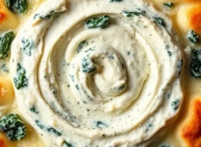 Tartinade crémeuse aux épinards et artichauts
