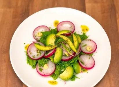 Salade d'avocat et de mangue