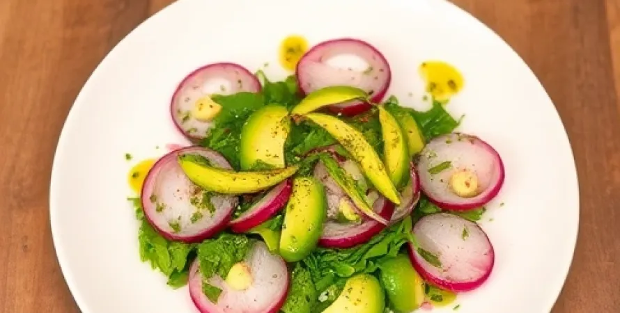 Salade d'avocat et de mangue
