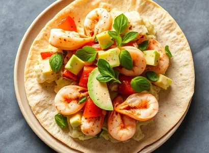Tostadas au maquereau et à l'avocat