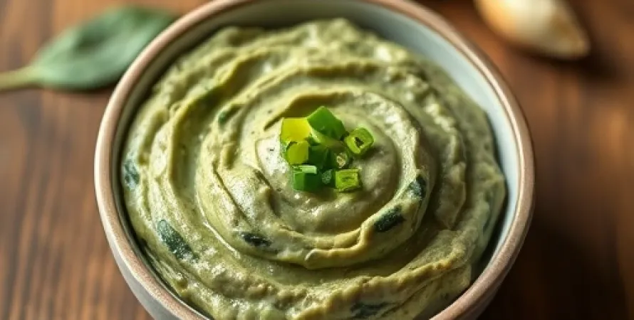 Tartinade verte au tofu soyeux