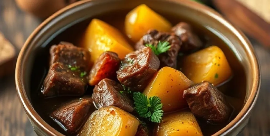 Ragoût de bœuf aux pommes de terre