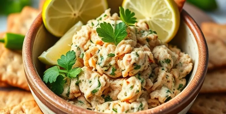 Tartinade de thon à la coriandre et citron vert