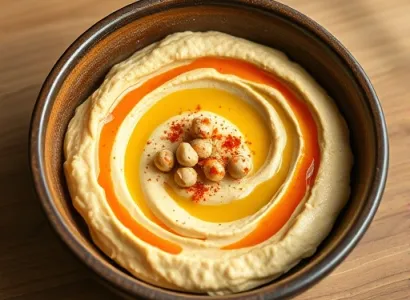 Houmous à la harissa