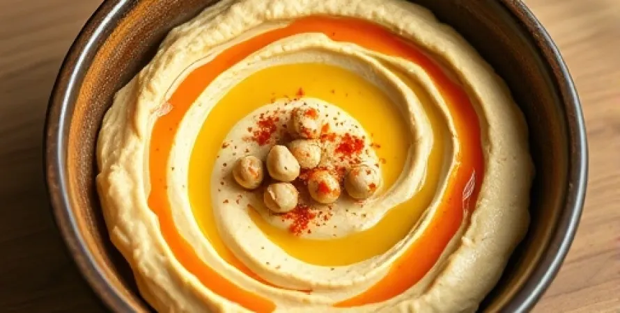 Houmous à la harissa