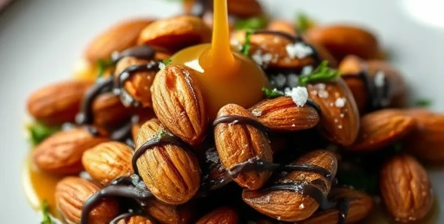 Toffee aux amandes et romarin