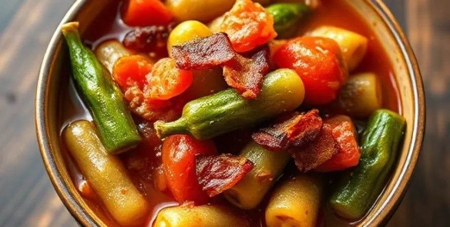 Ragoût de gombo et tomates façon sudiste