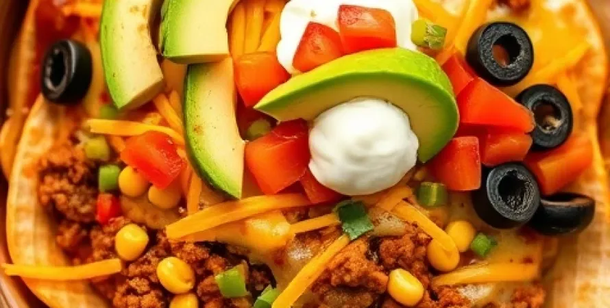 Casserole mexicaine à la viande hachée