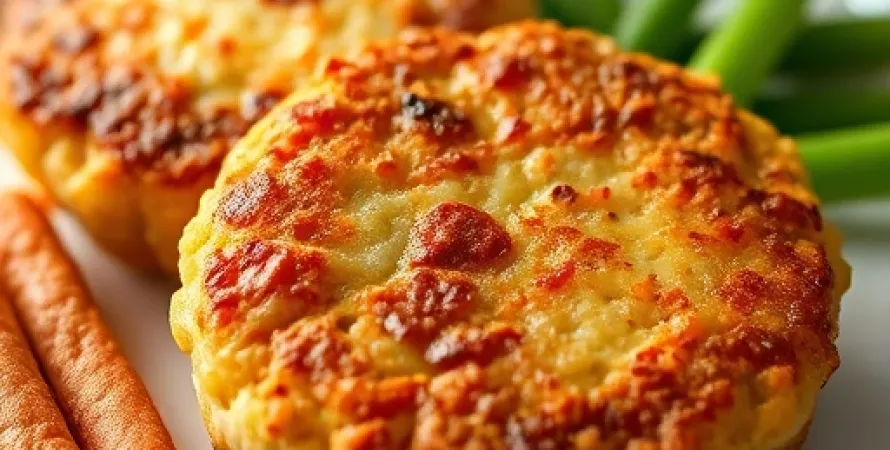 Galettes de crabe croustillantes