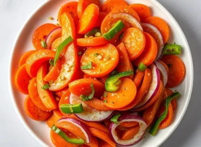 Salade de Carottes Marinées à la Vinaigrette Douce