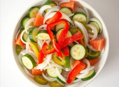 Salade aux Légumes Croquants