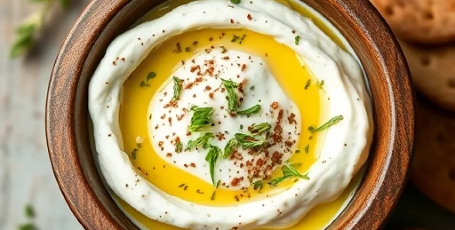 Dip à la feta et au zaatar