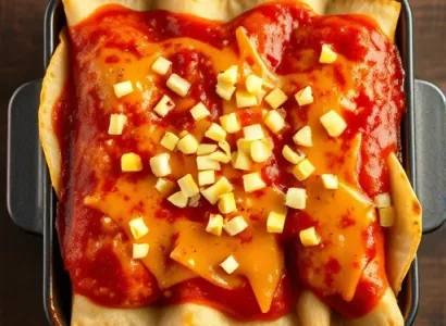 Enchiladas rouges à la sauce piquante