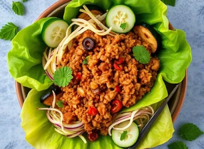 Porc haché à la cambodgienne