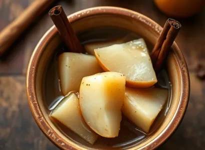 Compote de Poires et Pommes à la Vanille