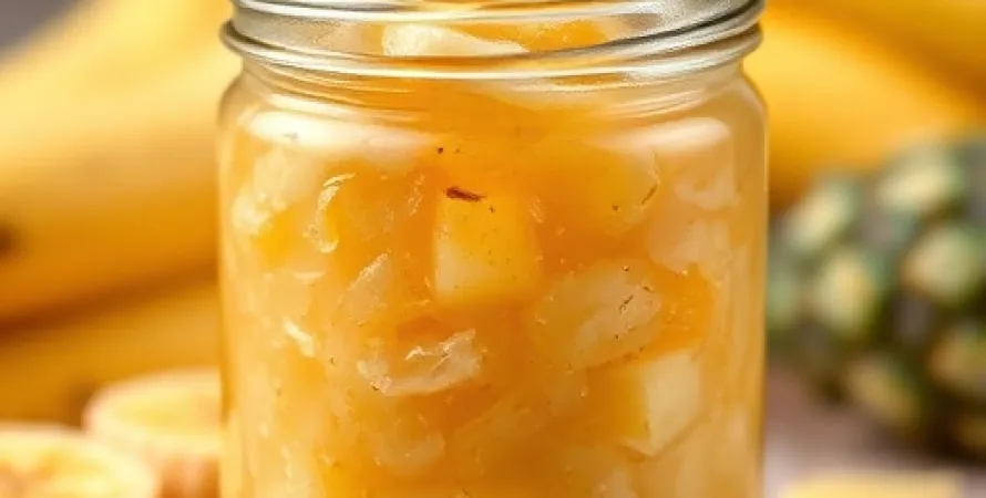 Confiture Banane Coco Ananas