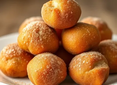 Boules de beignet à la cannelle