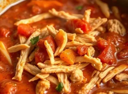 Garniture de burrito au poulet épicé