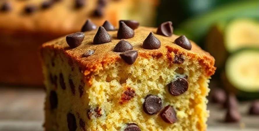 Cake à la courgette et pépites de chocolat