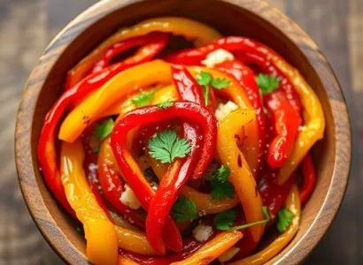 Salade de Poivrons Grillés