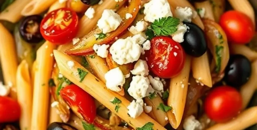 Penne à la méditerranéenne