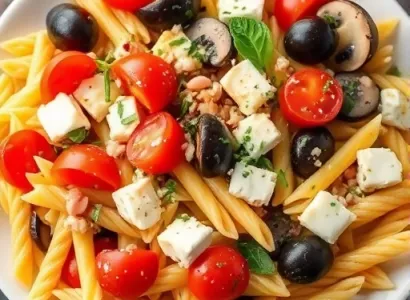 Salade de pâtes méditerranéenne