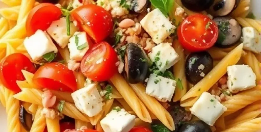 Salade de pâtes méditerranéenne