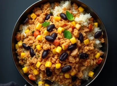 Riz mexicain à la dinde hachée