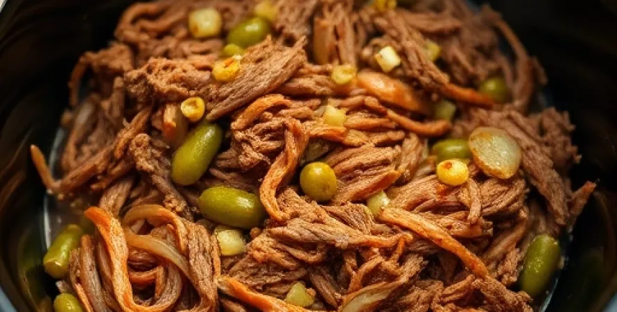 Bœuf effiloché à la mijoteuse pour burritos
