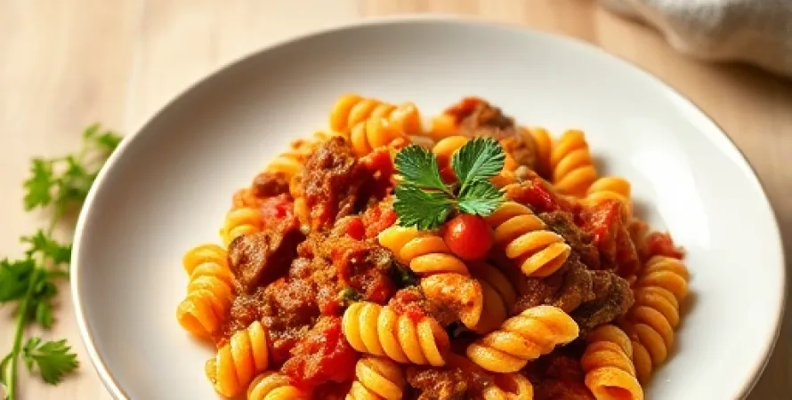 Spirales Espagnoles Sauce Tomatée