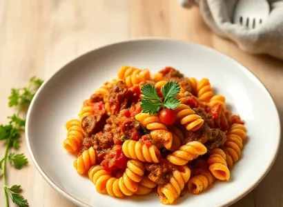 Spirales Espagnoles Sauce Tomatée