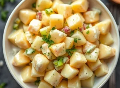 Salade de pommes de terre crémeuse