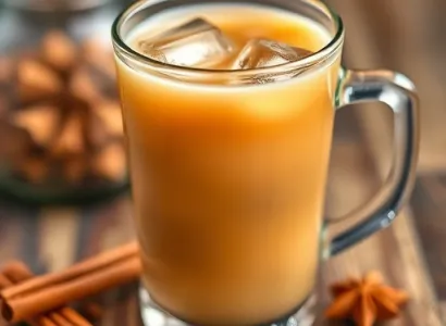 Thé Chai Glacé Crémeux