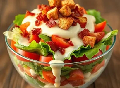 Salade BLT en couches