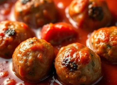 Boulettes de viande en sauce tomate